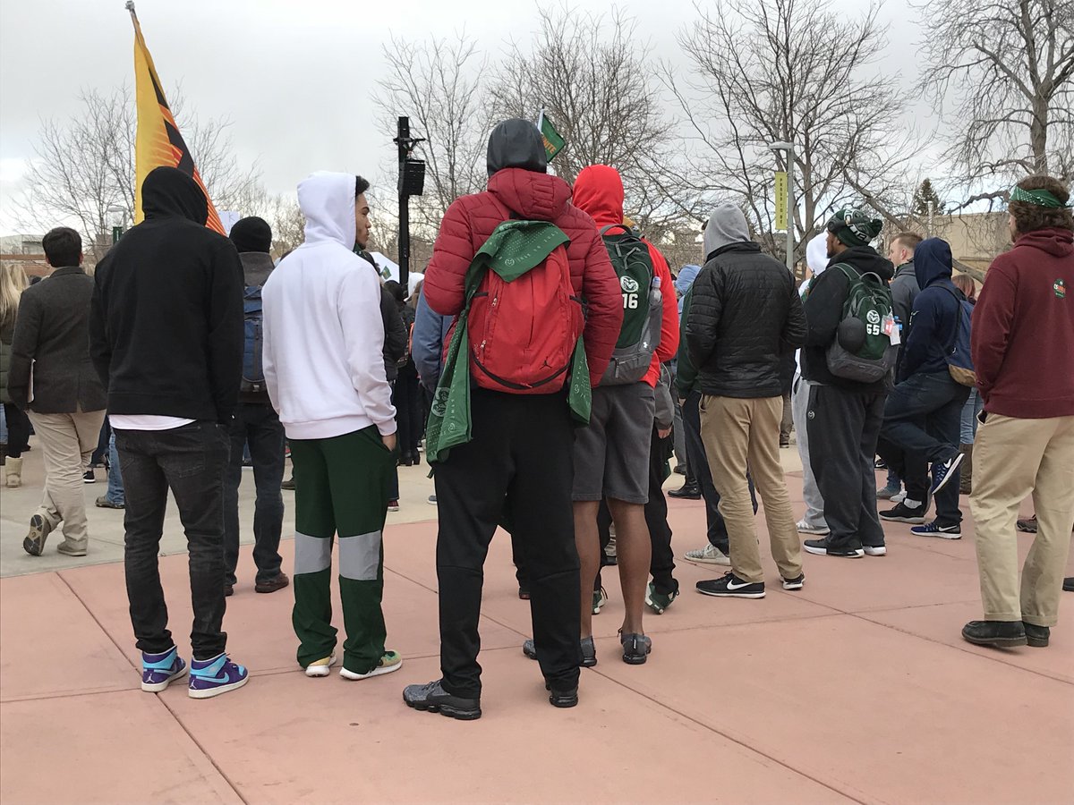 CSURams's tweet photo. Today we marched as sports programs, students, staff, and community members. Today we were united, and we will move forward together. #CSUnite

Story: https://t.co/nuoEkt1YhI https://t.co/uMsRPsBQk7