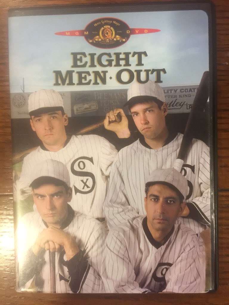 Hookemcougs's tweet photo. Don’t do many traditions on my own but one I started a few years ago is watching my favorite baseball movie on opening day night. #OpeningDay #EightMenOut #FinallySpringTime #SimpleThings👌🏻 https://t.co/en8cughq9W
