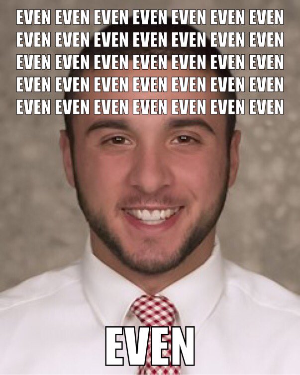 BrettNewb's tweet photo. @ASAP_Brando @byrongreg @P_Phil32 @OgDub23 @alex_sala8 @andydenning_ @Max_Remy12 @j_pucheu19 @CostanzoAP56 @GioG35 @JohnSparks_ @Josh25Rye I’d also like to believe that this Italian stallion could whip up some pasta that we all could actually stomach #EvenEvenEven https://t.co/LFHCOirpSH
