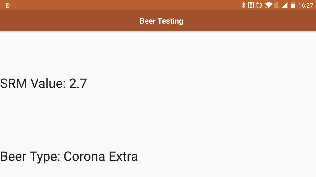 Labbyinc's tweet image. Beer experiments at @VentureCafe @CICCambridge! Just measured SRM color for Pearl (American Wheat Ale) by @bentwaterbrewco using our @Labbyinc prototype. We got an SRM color=2.7 which is ideal for a Wheat Ale and close to Corona Extra! #Labby #BillionLabs
