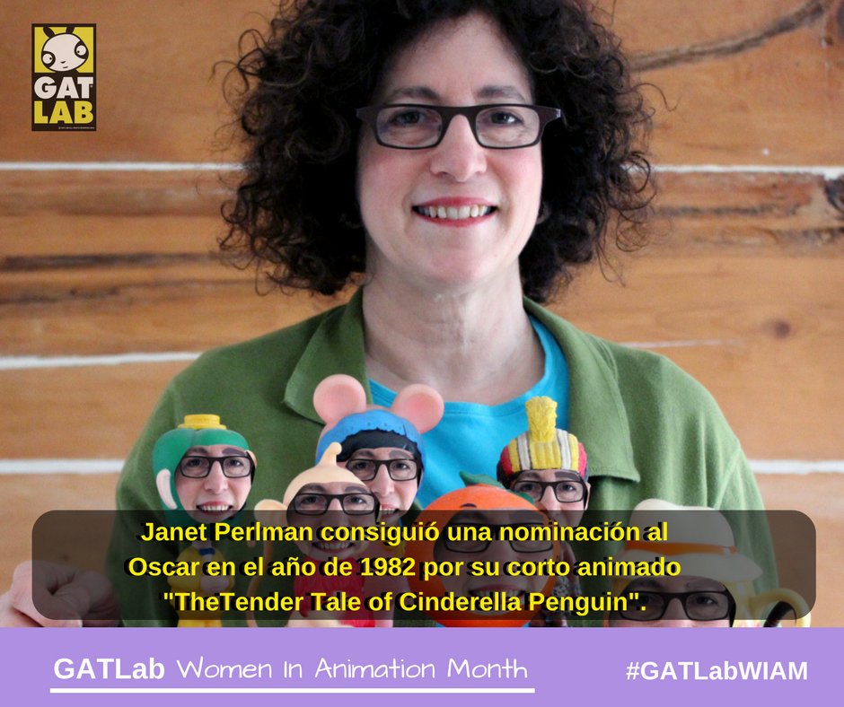 GatLabAnimation's tweet image. JANET PERLMAN
Esta talentosa animadora canadiense ha creado alrededor de 13 cortometrajes animados, es autora de varios libros infantiles e ilustradora profesional. Toda una inspiración para los pertenecientes del mundo animado.
#GATLabWIAM #Animacion #JanetPerlman