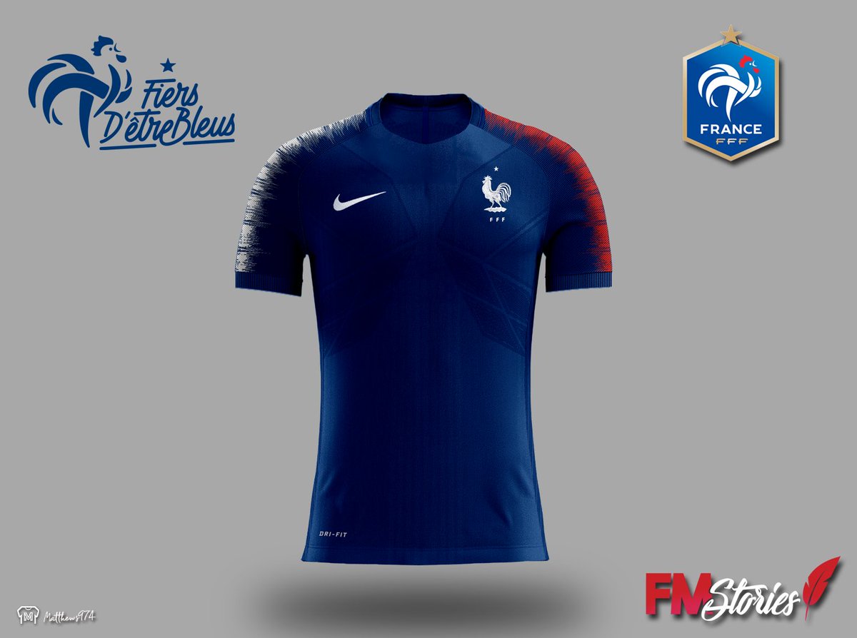 MatthewsWaro's tweet photo. 👕De retour pour un #KitContest 😋⚽️ 
#TeamFMSLife @FMSLife_Off @FMSLife_Kits #FantasyKits #FMFamilly #FM18 
@equipedefrance  #FiersdetreBleus

▶️ https://t.co/BnYBbuKlVT https://t.co/JpzjAd6t4t