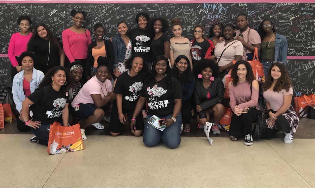mrsknlane's tweet photo. Thank you @tampajhs for inviting us to the Naturally Aware Proud &amp; Strong #NAPSCLUB Conference. The ladies of @HHSBigRed had a wonderful time! #GirlPower https://t.co/T33Pywlspe