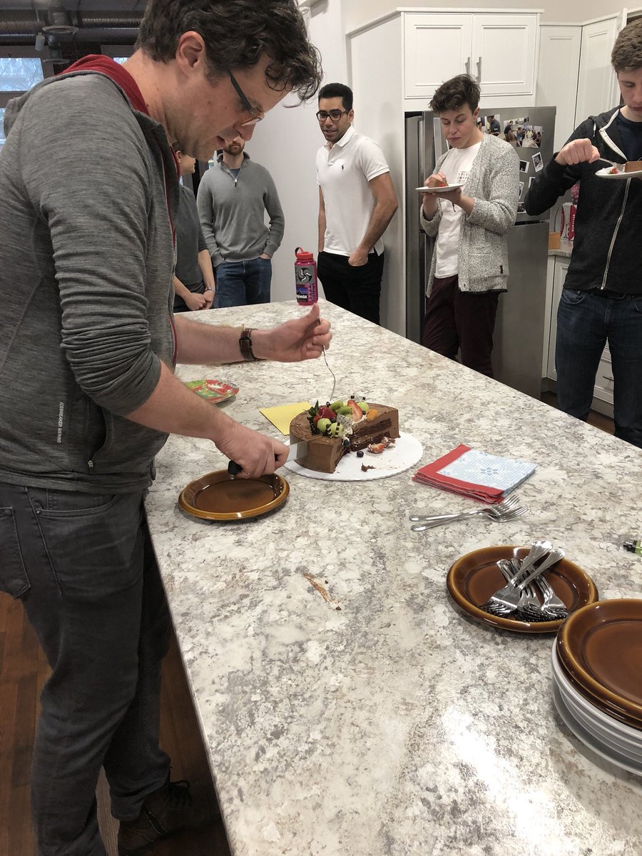 NeurioHome's tweet photo. Happy Birthday Sarah! Let’s eat some cake! #officebirthday #employeeappreciation #neurio #birthdaycake #IoT https://t.co/419HXO7bIu