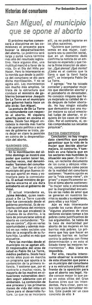 jaimemendezh's tweet photo. Hoy, en el diario @LaPrensaAr #CuidemosLasDosVidas #SanMiguel https://t.co/ryNvQ76Tr9