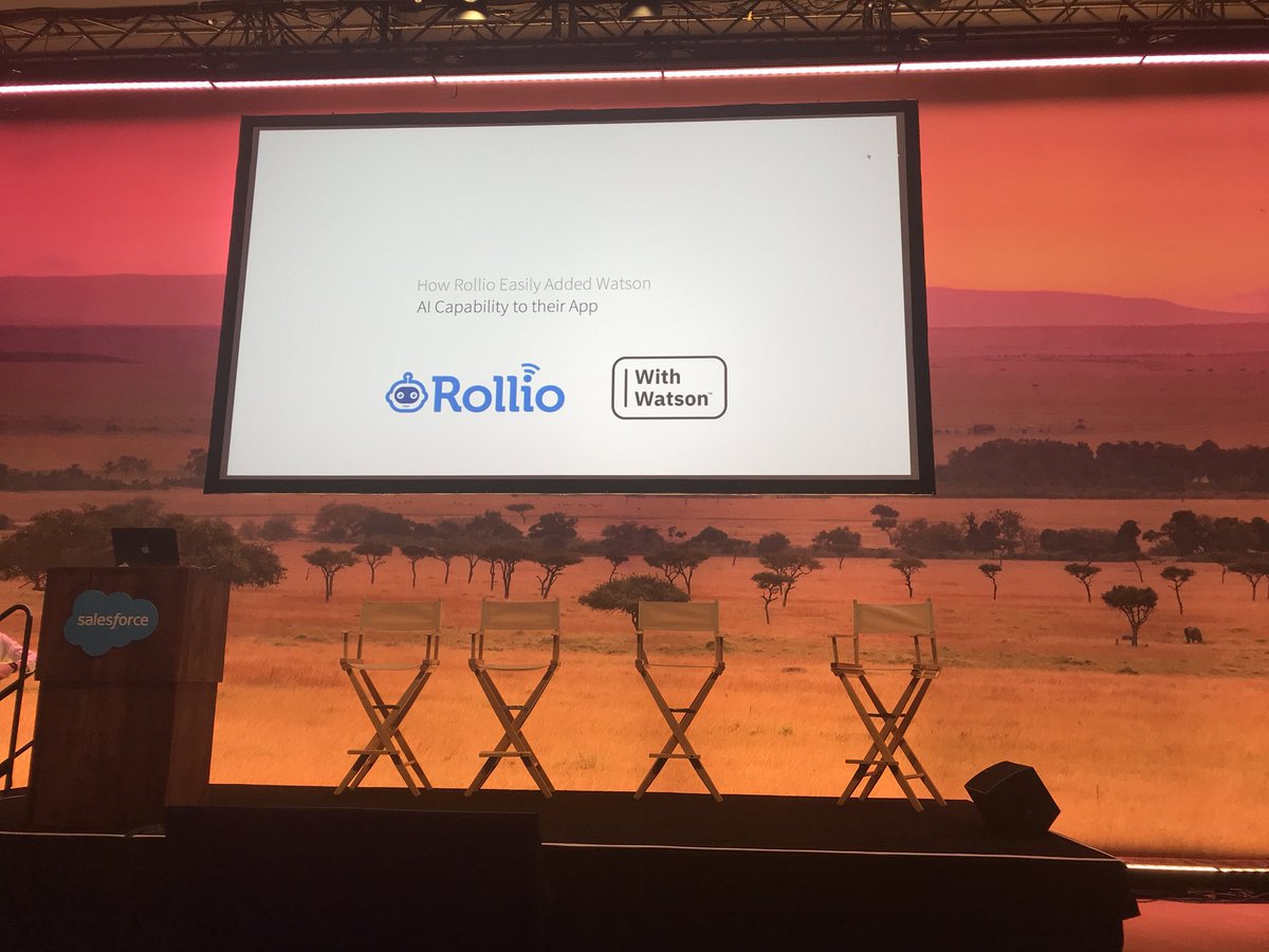 RashidaHodge's tweet image. About to kick off our #withwatson session with @GoRollio @salesforce #TDX18 #ibm #ibmwatson