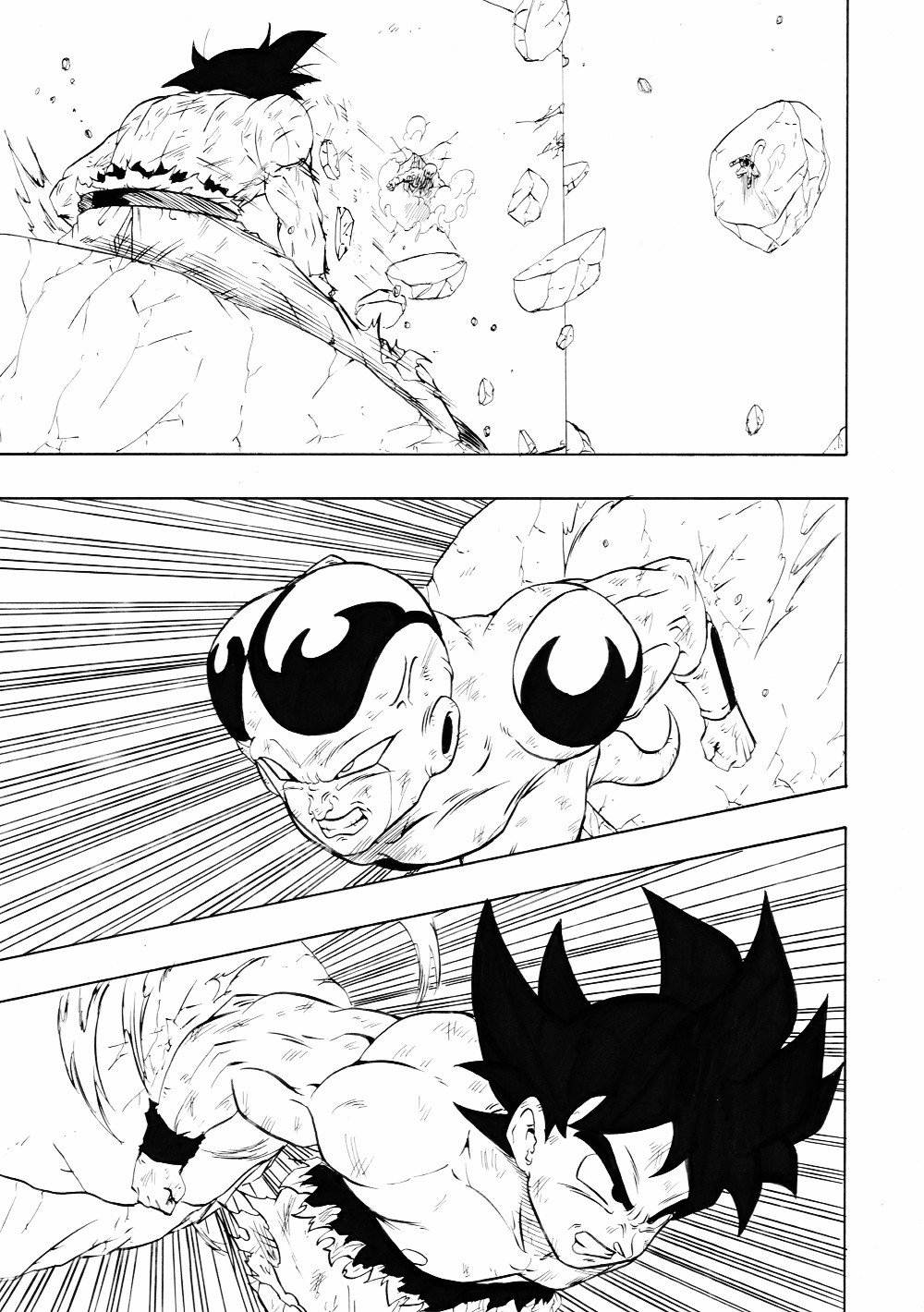 تويتر Dbz على تويتر 悟空 フリーザ 17号vsジレン 文字なしのサイレント漫画になってます 出来る限りアングルを変えてみました T Co Itgcxde7oe