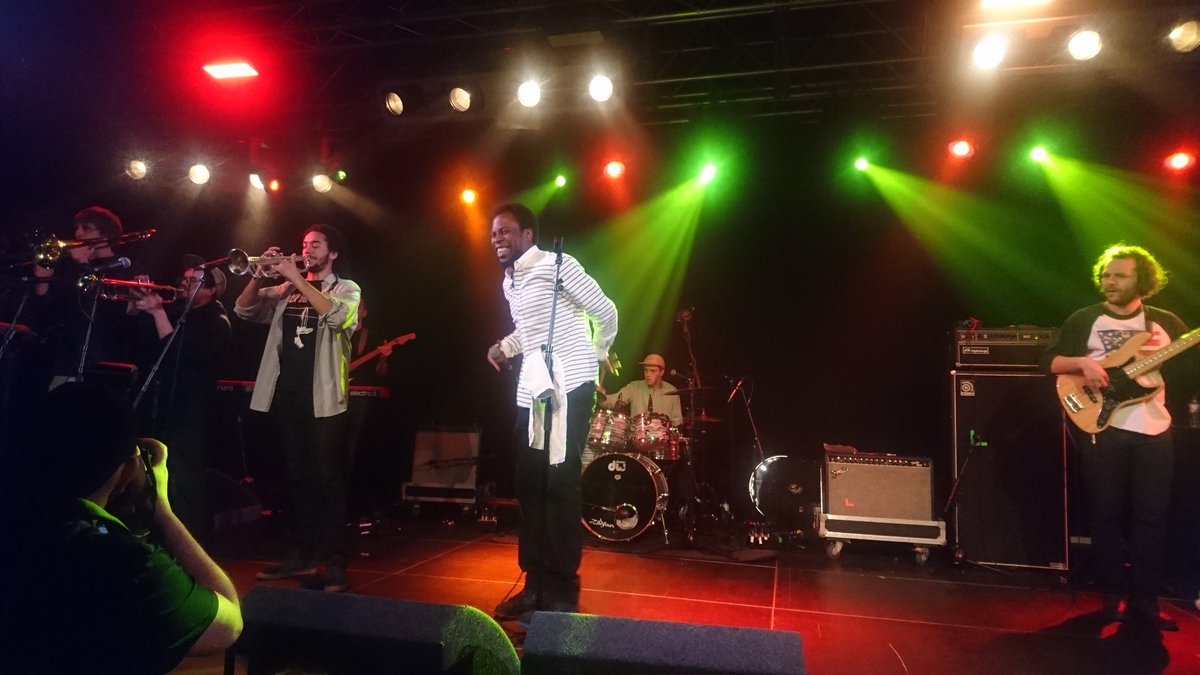 KingsRoadStudi0's tweet photo. @afrocluster killing it! 👊 
@CDFMusicAwards #CMAS18 #CardiffMusicAwards https://t.co/bul9WSffgM