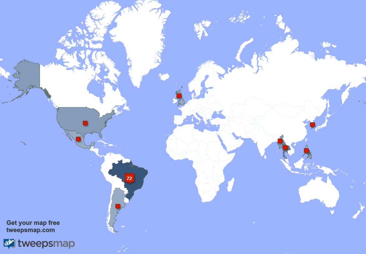 CLC_Brazil's tweet photo. I have 2 new followers from Brazil last week. See https://t.co/ig0BHklybQ https://t.co/0GawqdYAKF