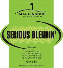 TheCornerTap37's tweet photo. Now on tap!
Serious Blendin' Volume 7 (4.4%), Mallinsons, West Yorks: A golden  blonde ale with a fruity aroma that hints at strawberrys, a light citrus  and tangerine bitterness and a gentle bitter finish. https://t.co/7rUGX1C0sA