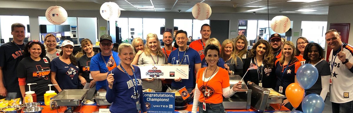 Thank you IAHSW!  While our Dodgers lost the World Series, we won by getting to spend the day in IAH! Go LADodgers 2018!  @weareunited #UAIFSbaseLAX #UAIFSbaseIAH