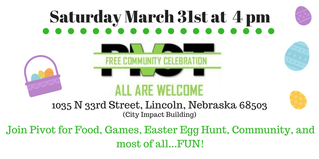 HomesteadPresby's tweet photo. Join PIVOT in Lincoln for some fun, food, and games on Saturday March, 31st! https://t.co/GxpdSsrazz