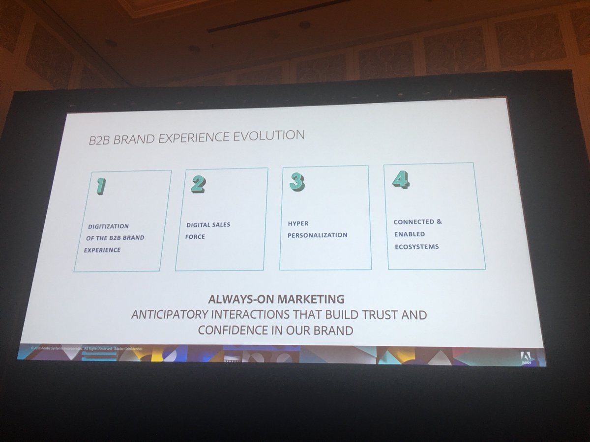 cognetik's tweet photo. 'Sneak peak, live from the Adobe Summit: what is @KPMG working on right now'. 
Senior Manager Web Content &amp; Process, @Adobe #measure #adobesummit #analytics #marketing #adtech #ai  #data #AdobeSneaks https://t.co/8DFL3fUxrk