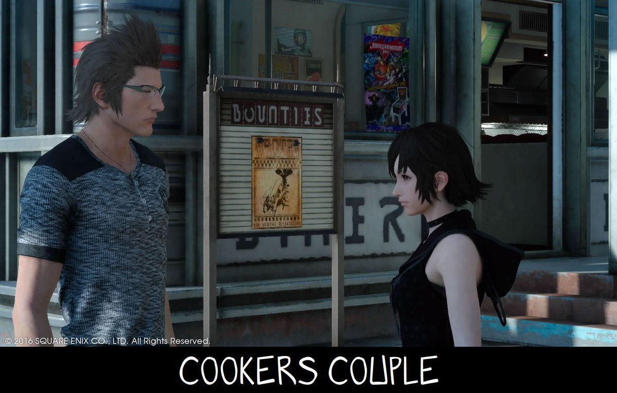 SakuraLunafreya's tweet photo. The #FinalFantasyXV couples
#FFXV @FFXVEN #NoctLuna #PrompDy #GladAra #IgnIris
#Royals #Passionates #Hunters #Cookers https://t.co/E1qPUub3Fc