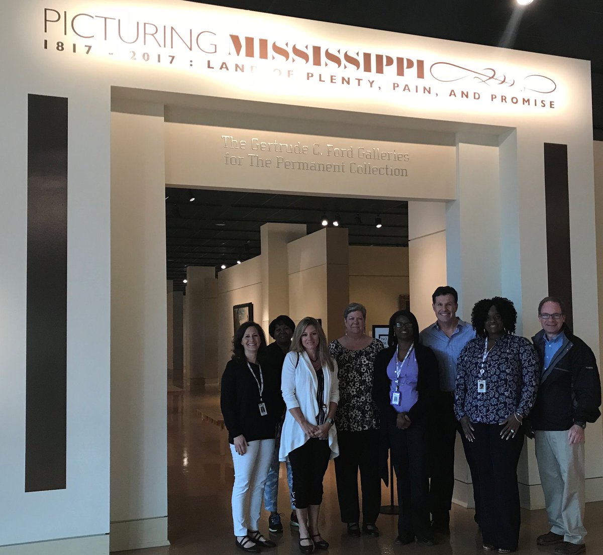 Enjoyed a lunch outing with my Entergy colleagues in Jackson, MS. This is a beautiful exhibition of great significance. Go see it! <a href="/MSMuseumArt/">MS Museum of Art</a> #Optimistic #MSProud