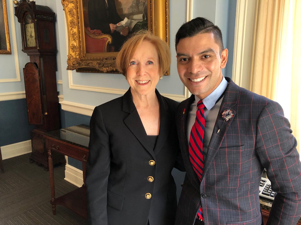MGHLGBT's tweet photo. MGH SVP for Patient Care &amp; Chief Nurse @Debbie_BurkeRN and MGH LGBT Group Chair @Mario_Rodas after a fruitful and engaging discussion on LGBT Health with members of the group.

Thanks Debbie for your bold leadership &amp; commitment to LGBT high-quality care! 🏥🌈 @MassGeneralNews https://t.co/uDHId5CrlZ