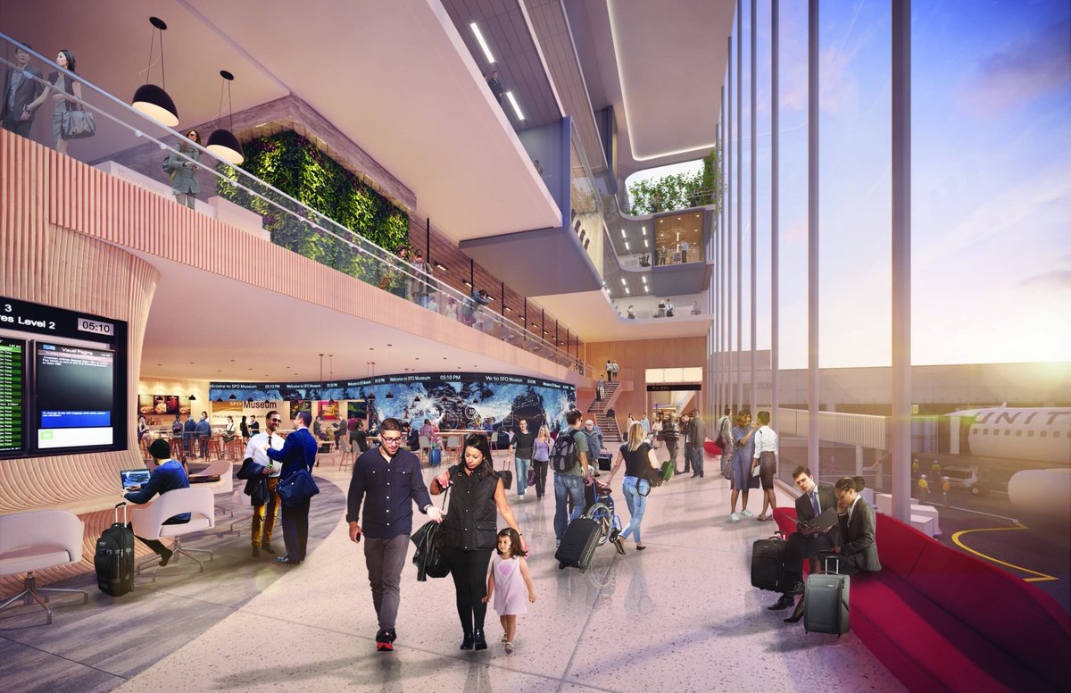 Hensel Phelps lands San Francisco International Airport Courtyard 3 Connector! <a href="/flysfo/">San Francisco International Airport (SFO) ✈️</a> <a href="/HOKNetwork/">HOK (Designing the built environment)</a> <a href="/MEIArchitects/">MEI Architects</a> #aviation #construction #architecture #designbuild #passenger #travel #experience ow.ly/c2D130jbV0f