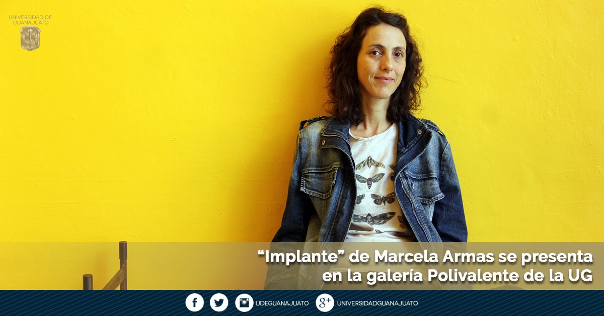 UdeGuanajuato's tweet photo. Puedes visitar "Implante" de Marcela Armas, en la galería Polivalente de la Universidad de Guanajuato del 16 de marzo al 20 de abril.
#SoyUG https://t.co/lZwtZWlplS