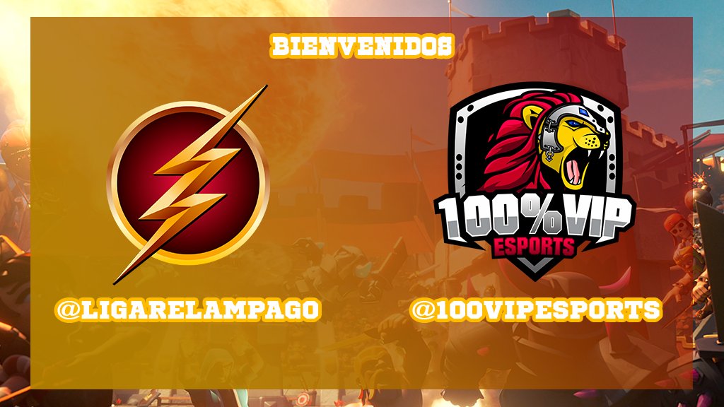 ⚡️ EQUIPO CONFIRMADO DE ESTA SEGUNDA EDICION ⚡️

Bienvenidos los jugadores de @100VIPeSports 

Vienen las celebridades VIP de Clash Royale cuidado que ellos vienen a llevarse la segunda edicion de la liga relampago

⚡️ Muchos Exitos ⚡️