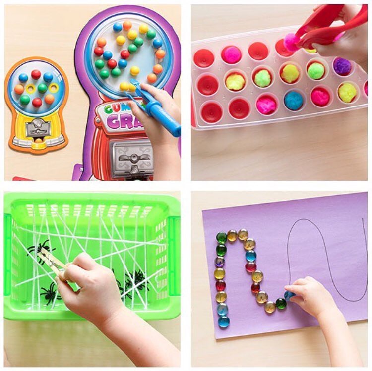 Found some activity ideas for children to focus on improving fine motor skills. I worked with a young student during my TLC placement last year and we did multiple activities similar to this, and these would’ve been great to use as well.

#acuedu_p