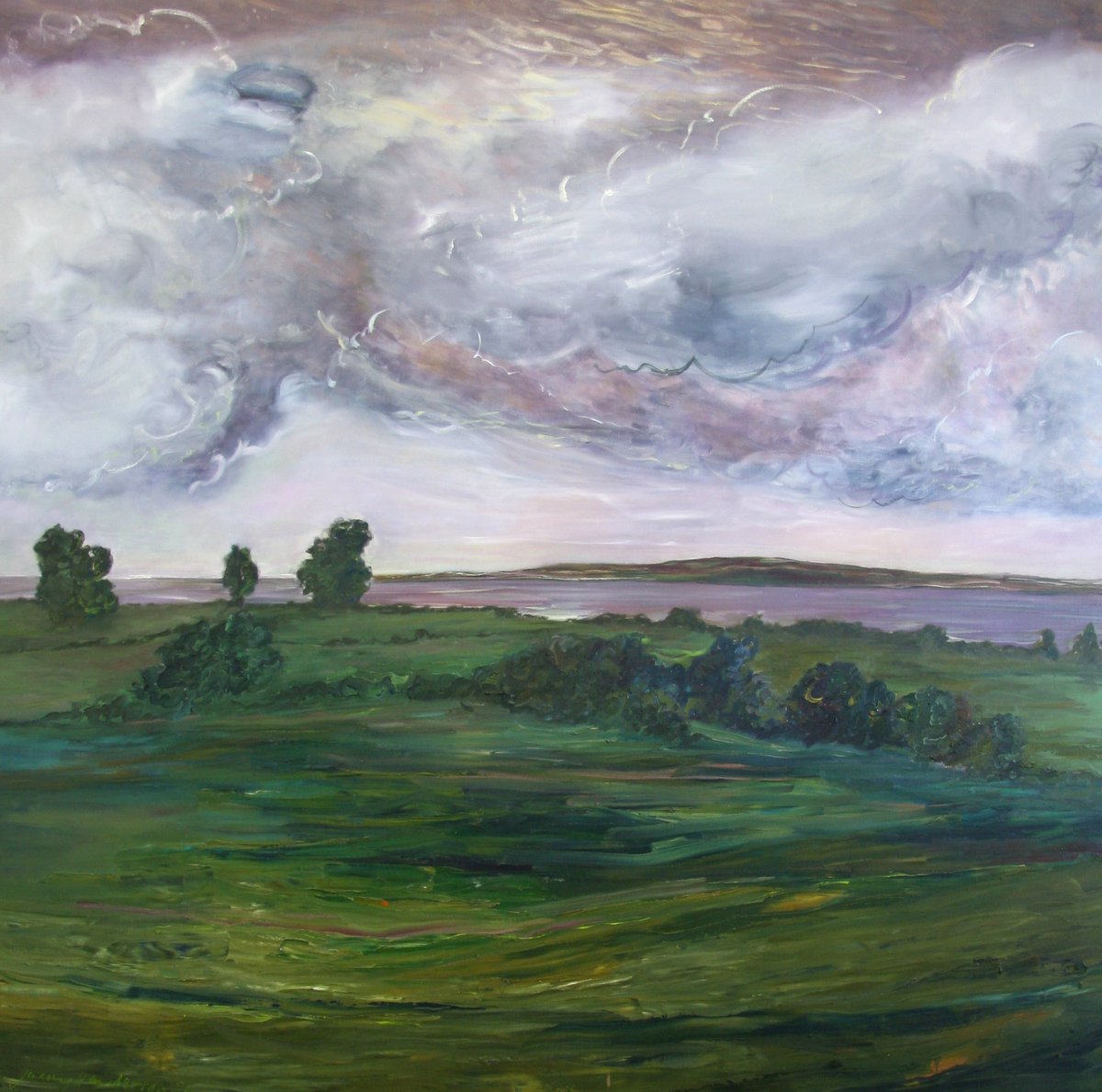 Down the Hill of History I Ran [140-007] #JeremyHendersonArt (🎨1985) Oil on Canvas 210 x 210 cm Art that really touches your heart can sometimes be bought ebay.co.uk/itm/3026870186…