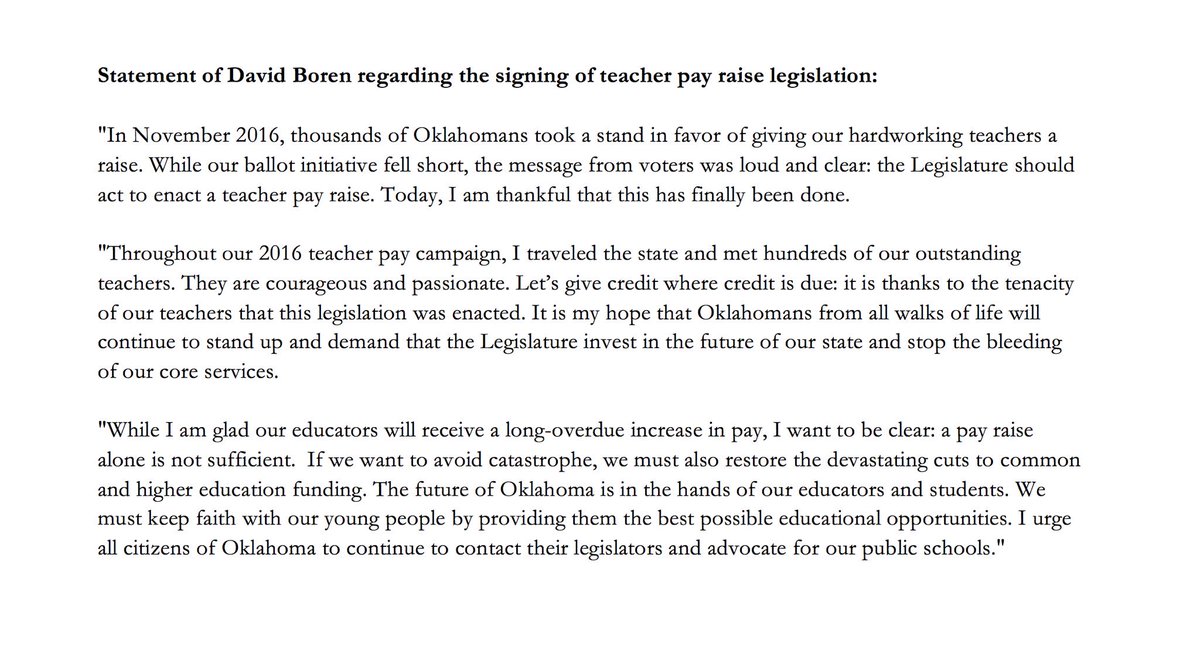 Let’s give credit where credit is due: it is thanks to the tenacity of our teachers that this pay raise legislation was enacted.