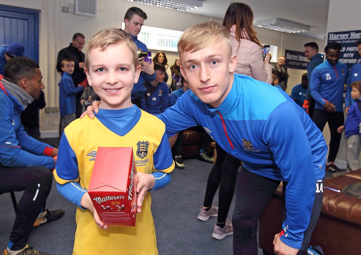 MEET AND GREET: The club were delighted to host a meet and greet with our Junior Blues members where the players were on hand to hand out some Easter Eggs. A great morning was had by all.