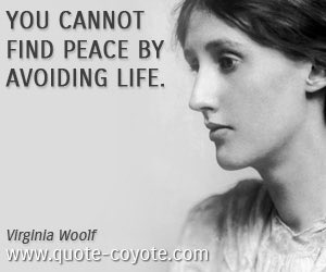 WadeJo8's tweet photo. #VirginiaWoolfQuote “cannot find peace” https://t.co/ZhHBWQez1F