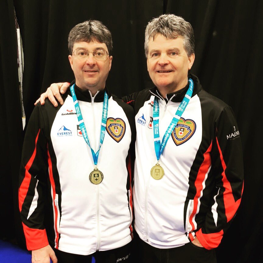 Name a more iconic curling duo, I’ll wait. #proudson #cscc2018 #canadianchamp