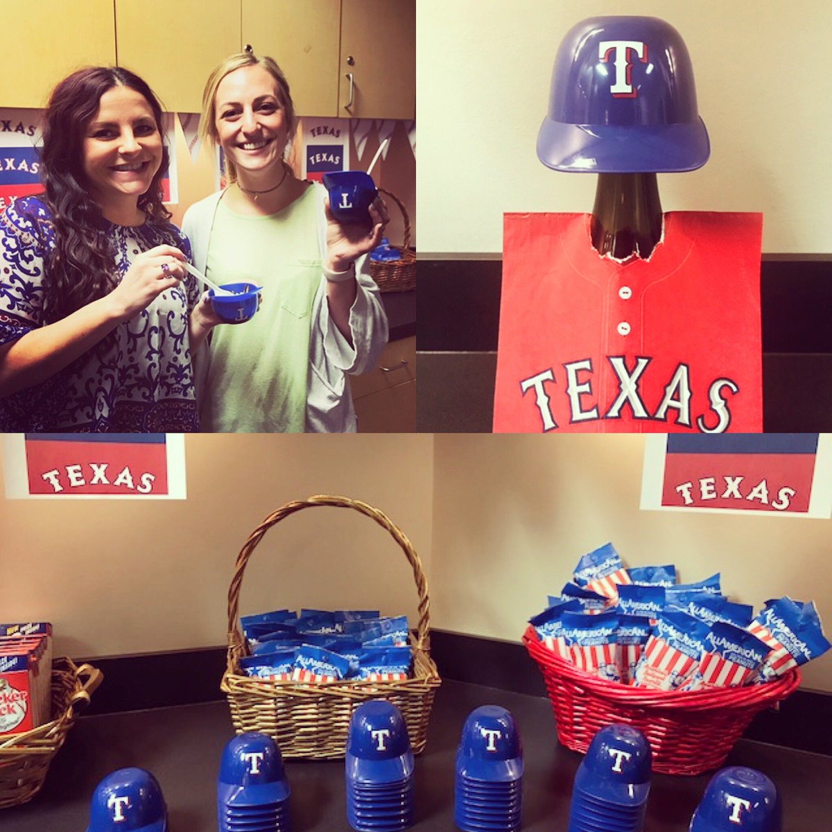 IntegerGroup's tweet image. #integerdallas celebrating #texasrangers OPENING DAY 2018!!!