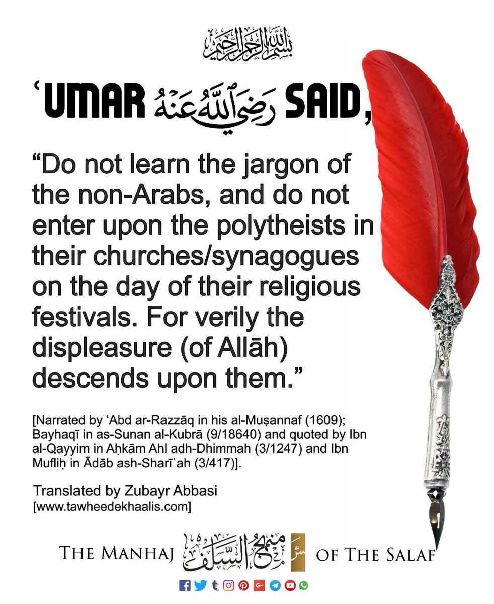 maryamlime's tweet photo. "..Do Not Enter Upon The Polytheists In Their Churches On Their Days Of Religious festivals". https://t.co/ZeDhE5pkZ0