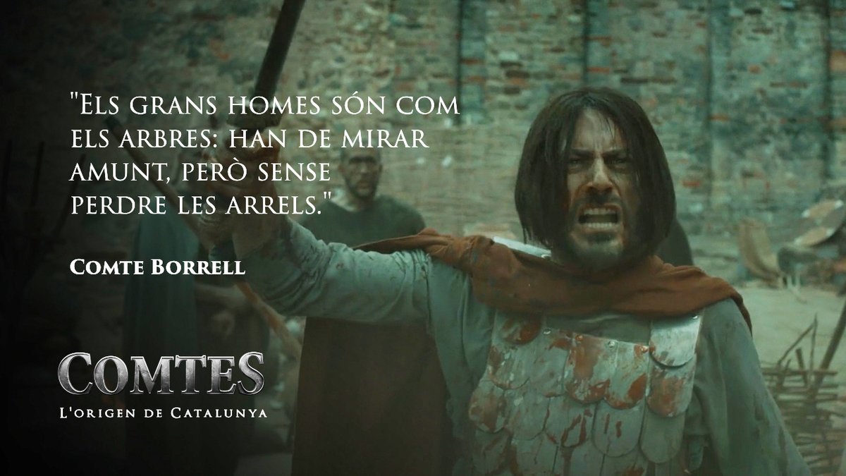 #Comtes magnífica recreació històrica TV dels orígens comtals de CAT. Felicitats <a href="/Carles_Porta/">Carles Porta</a> #AlbertSanchezPiñol <a href="/tv3cat/">TV3 és ara @Som3Cat</a> <a href="/laxarxa/">La Xarxa</a> i als excel·lents historiadors #JosepMariaSalrach #StefanoCingolani #LauraDeCastellet #DolorsBramon #CarmeMuntaner #FrancescXavierHernandez
