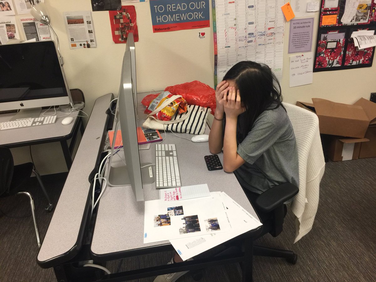 cthsmedia's tweet image. Three... more...spreads!!!! #YearbookDeadlineTime #EditorProbs