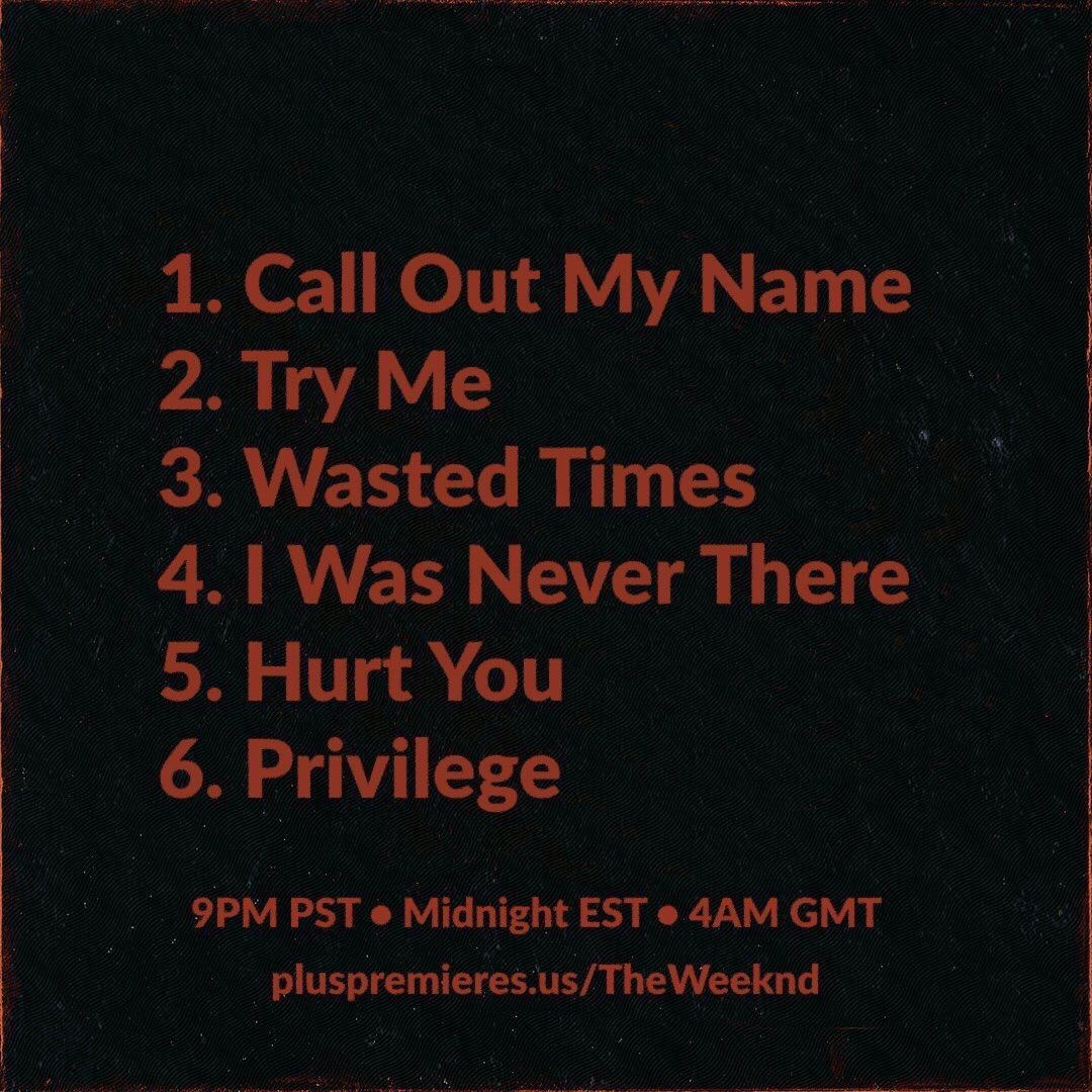 xotwdie's tweet photo. TRACKLIST. https://t.co/A9lG3q06LD