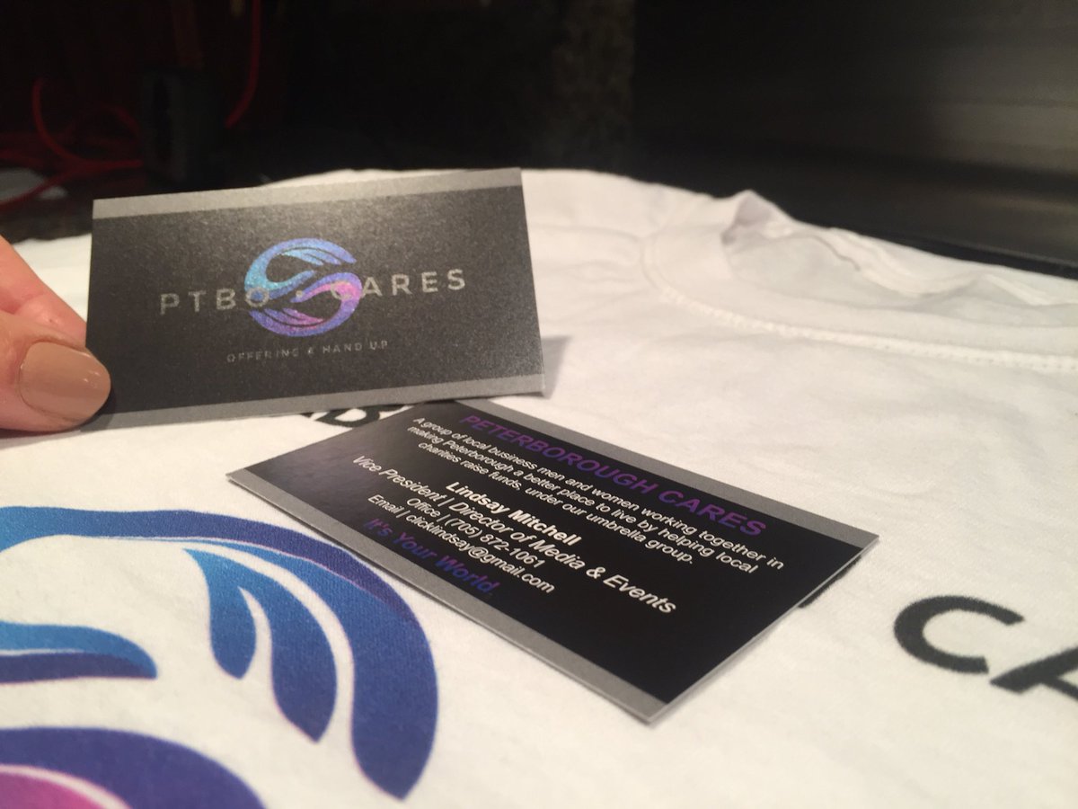 ptbocares's tweet photo. Over the moon with our new cards and T’s ! PTBO•CARES 2.0 #ptbocares #offeringahandup https://t.co/9qnzdsmLnT