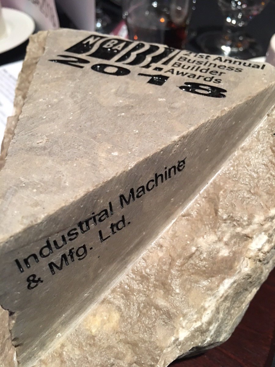 ind_mac's tweet photo. We have a lot to celebrate as we move into this long weekend.
Happy Easter, from your 2018 NSBA Business Builder Export Award winners...Industrial Machine & Mfg. Inc.! @nsbasask #IndustrialMachine #Manufacturing #NSBA #NSBABBA2018 #BusinessBuilders #Export #RaisingTheBar #TeamIMM https://t.co/jggjiNkjJr