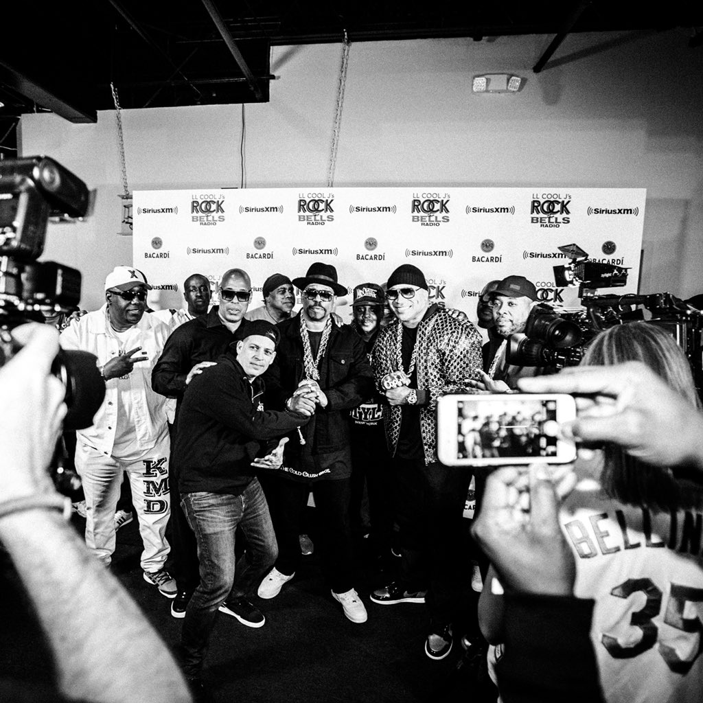Last night was incredible! So many OGs in attendance. Big up the general <a href="/llcoolj/">LLCOOLJ</a> for makin it happen. @RockthebellsSXM is LIVE on @siriusxm Channel 43.🔥Keep an ear out for the NEW TRACK LL and I did called “BRASS KNUCKLES”. 👊🏼You can only hear it on the station 📷: <a href="/macshoop/">Mac</a>