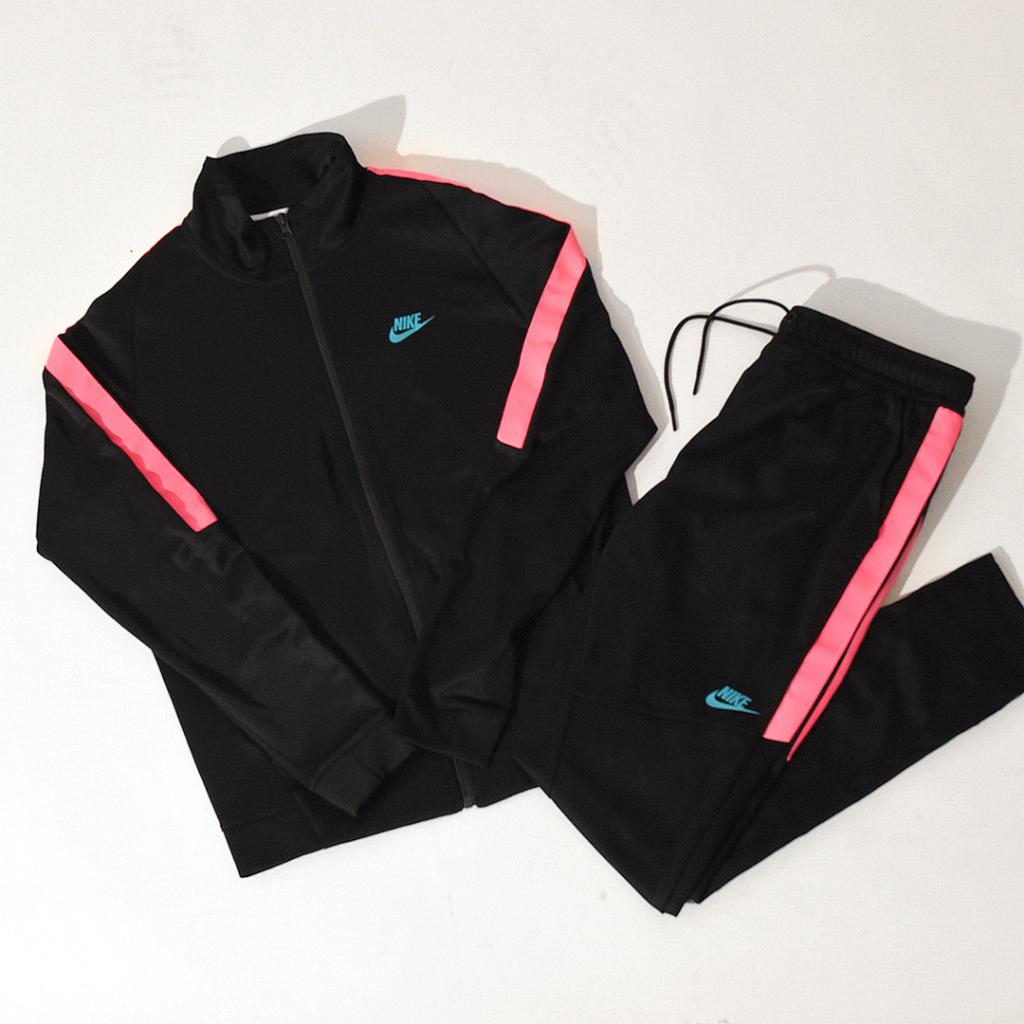 nike tribute jacket black and pink