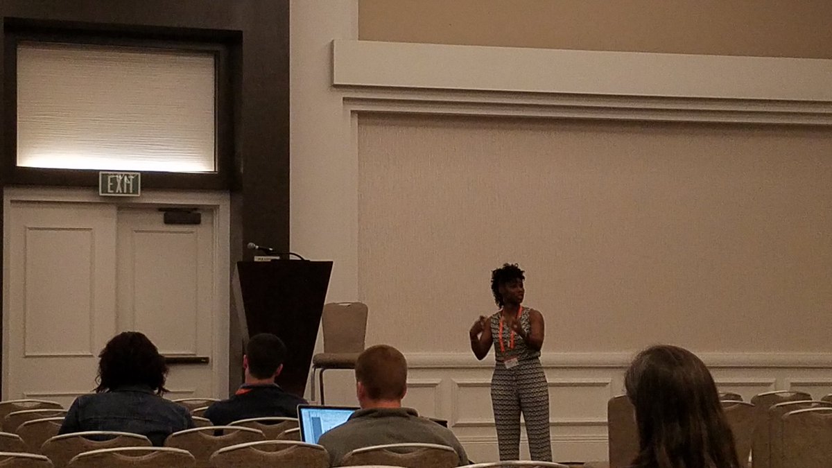 theAPBS's tweet photo. So many sessions...so little time! We hope your afternoon is going well. Remember to join us for the reception and poster session in Grand Hall at 6:30 p.m. #APBS  #APBS2018 https://t.co/tqWYQ3SEgA