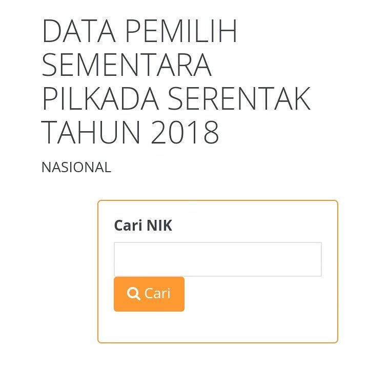 Agsos_subang's tweet photo. Yukkk kita cek apakah kita sudah terdaftar sebagai DPS? 

Ceknya disini ya ..
https://t.co/XEYxIACHHz

#Kpudsubang 
#pilkadaserentak2018 https://t.co/iPXY8VTxP4