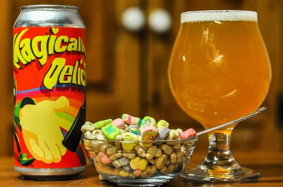 BreweriesinPA's tweet photo. BEER REVIEW - What name do you want to see Evil Genius Beer Company use? #PABeer 

Brewery: @EvilGeniusBeer 
Name: Magically Delicious 🥣 🌈 
Style: 7.2% NE Style IPA 🍻
Hops: Mosaic, Chinook 🌳

Our review: https://t.co/gNqDTOfPjz https://t.co/YwEIrYYWEM