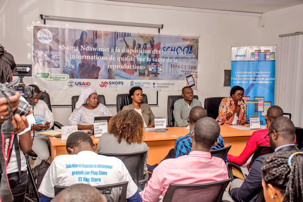Paroleaujeunes's tweet photo. Les temps forts du lancement de l'applicationMobile et Web sur la santé de la reproduction « SAMA NDAW » de @MSISenegal  @USAIDSenegal  #SHOPS #SamaNdaw @emmseydio @UNFPASenegal @UNFPA_WCARO #SamaNdaw https://t.co/igTsE4Gq42