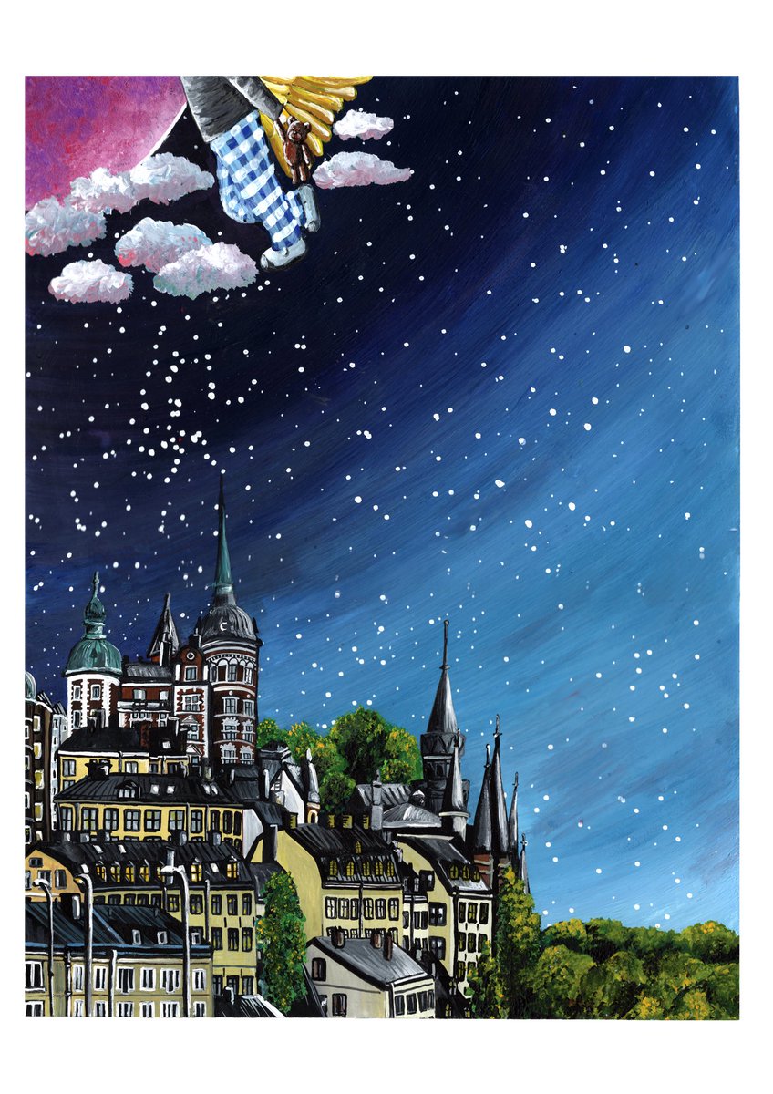 HannabelleArt's tweet photo. The world is full of beautiful and magical places, but if you open your eyes there is so much more to be found ✨ @derbycreatives 
#cravingcolour #batsfordprize #illustration #childrensbooks #art #fairy #space #painting #gouache #artstudent #pinkplanet #stars #clouds #magic https://t.co/oGFOZifZjC