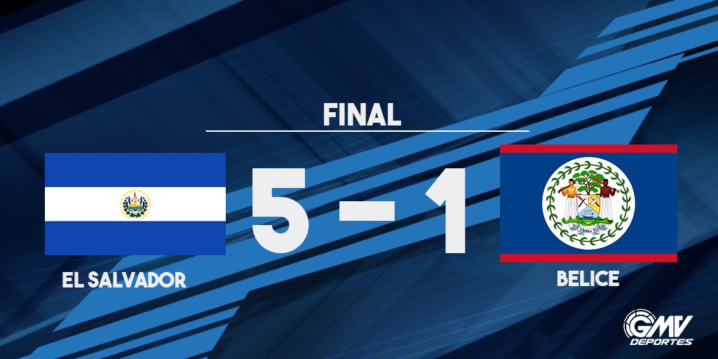 UNCAF 2018: El Salvador 5 Belice 1. DZftxWMVMAABlJC