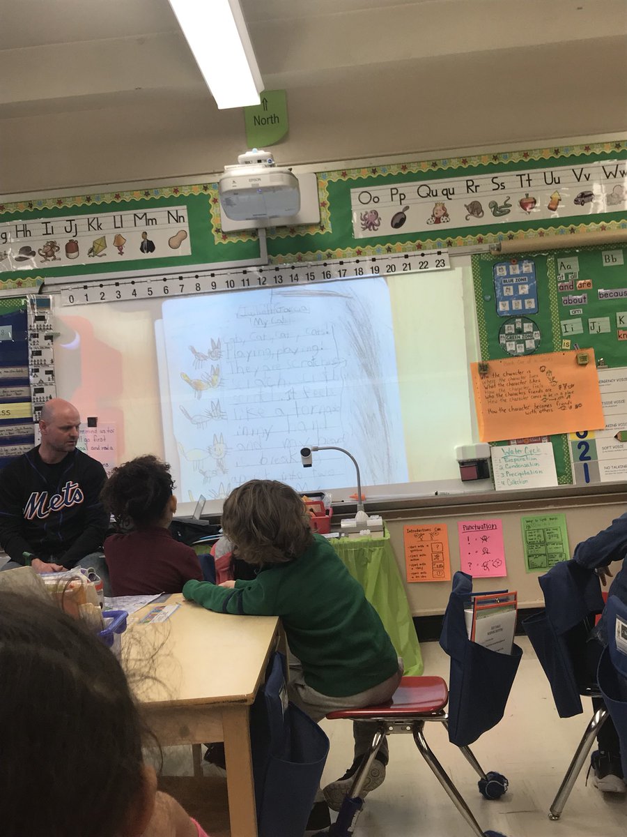 Class 2-332 shared their poetry with  <a href="/MousMarino/">Mousadakos&Marino</a> first graders today for our end of unit celebration! Thanks for having us! #76learns ❤️🎉📝