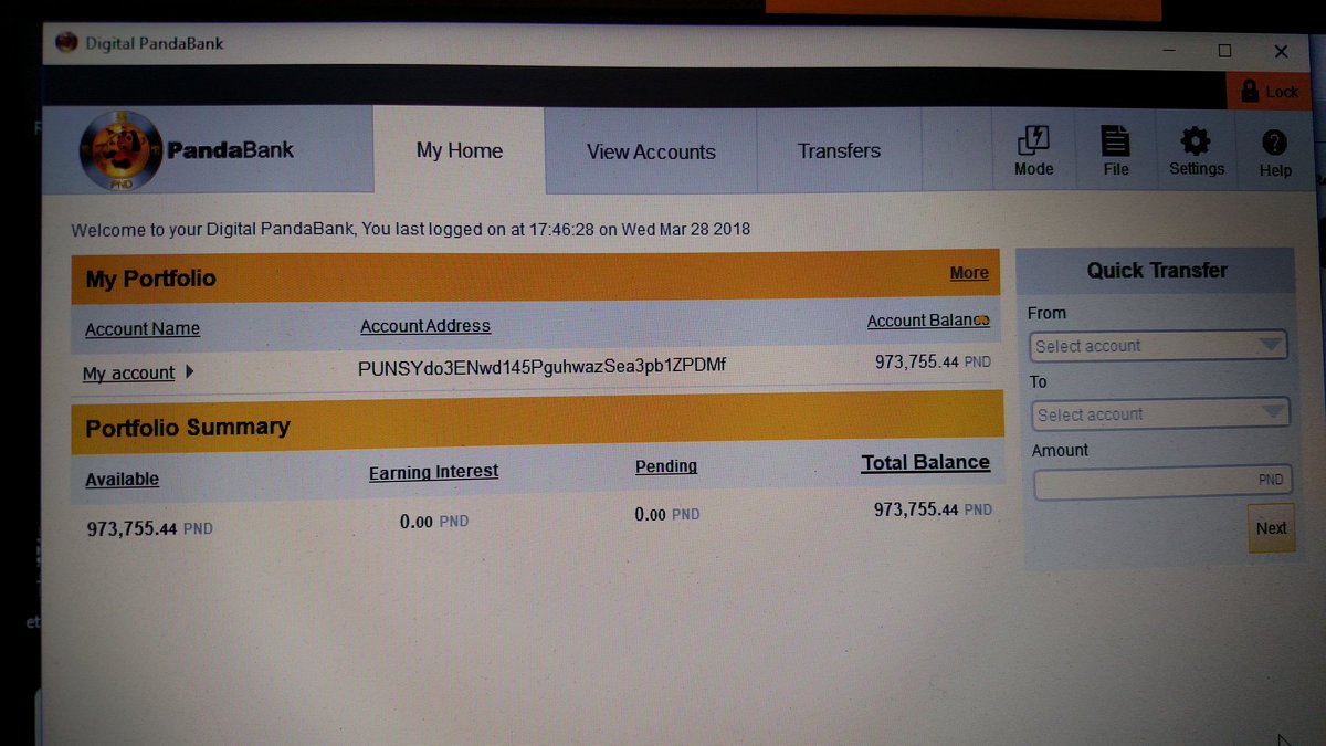 khotige's tweet photo. Got my #pandabank / #pandacoin wallet up and running, staking the coins 💪😎
Now ... How to get @PandaCoinPND to tip me and double my holding 😇😇
#PND #crypto #CryptoCurrency https://t.co/zRNAVA8jJP