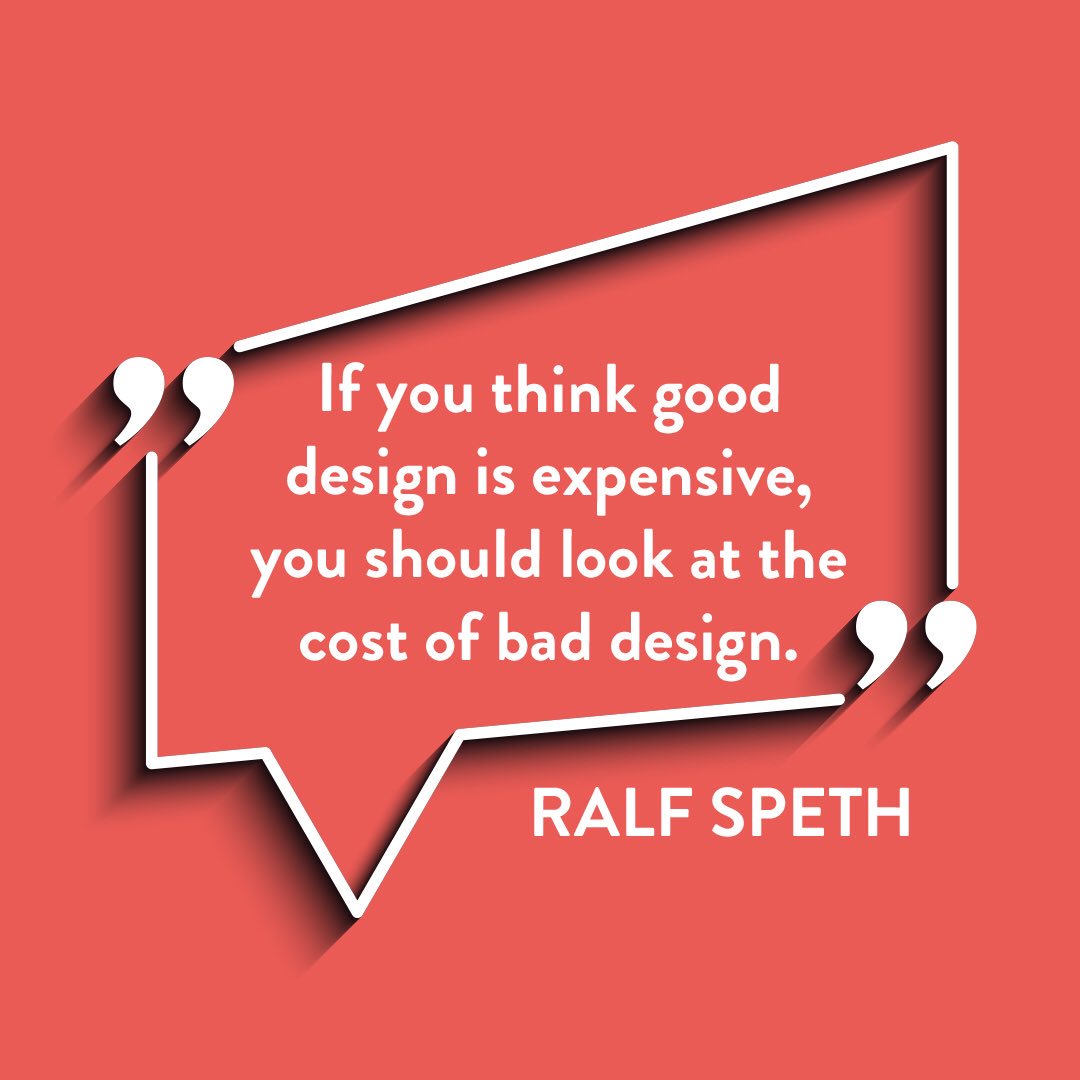 #MarchMeetTheMaker Day 30 • Top Tip / Advice

This quote by Ralf Speth says it all. Sometimes good design can be expensive but at Dandy Pixels we will try and find the most cost effective solution for you and not slip on #design standards. Contact Dandy Pixels today