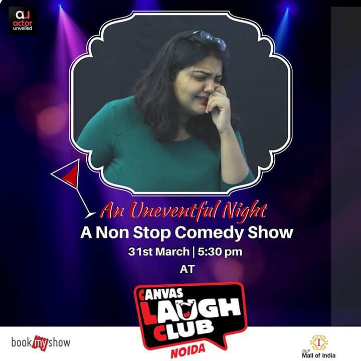 GGAseries's tweet photo. Watch " An Uneventful Night" on this 31st march, 5:30 pm at Canvas Laugh Club Noida.
Book your tickets here : https://t.co/hT28Reh3FL.
#acting #actors #canvaslaughclub https://t.co/2KiQ2fkNLQ