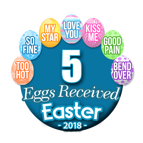Just got a new Badge for 5 Eggs! Doesn't get much better than this! #Flirt4Free https://t.co/5NYhIf3
