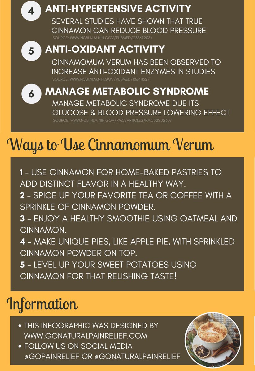 GoPainRelief's tweet photo. #cinnamon #Ceylon #SriLanka #Ceyloncinnamon #Seychelles #Madagascar #truecinnamon #cinnamomumverum #inflammation #antioxidant #halitosis #metabolicsyndrome #obesity #gonaturalpainrelief

Link - https://t.co/vRZLfUs8qI https://t.co/8ampoecF7M